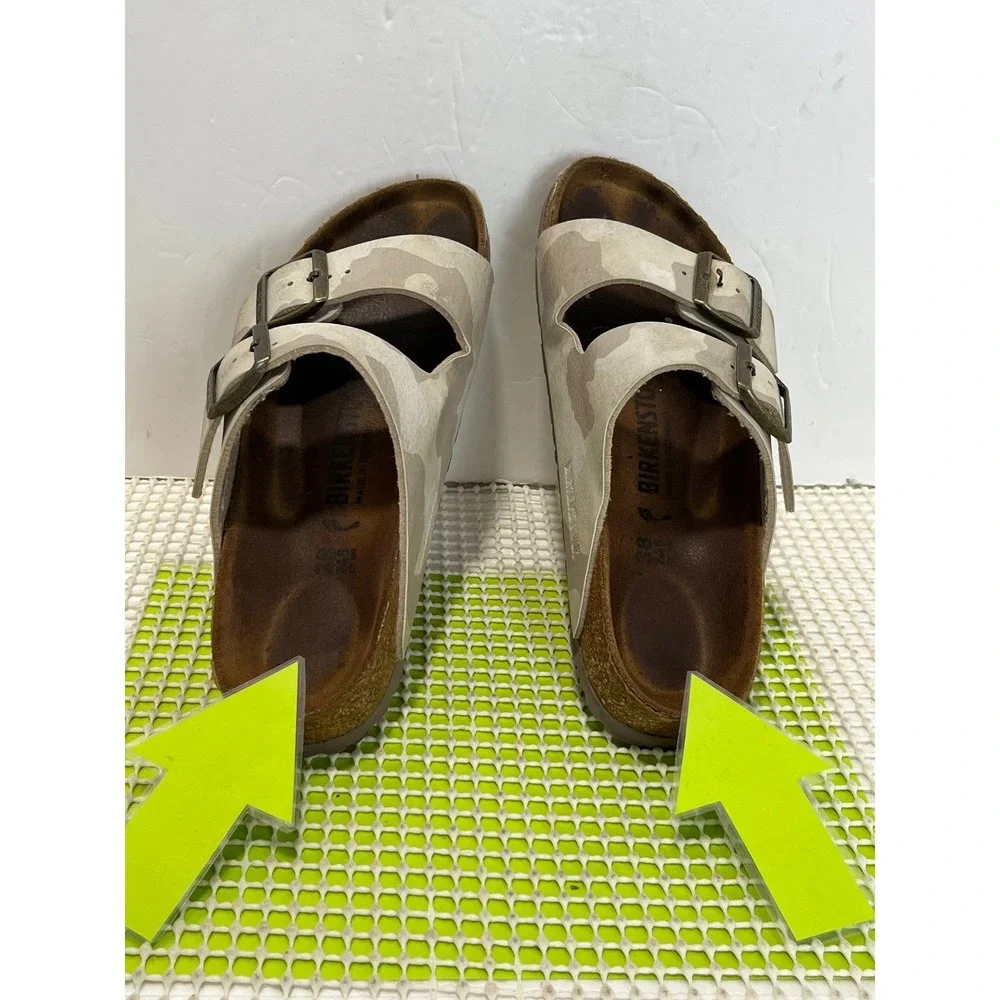 Birkenstock Sandals Womens size 7 Mens 5 Arizona Desert Camo Birko-Flor